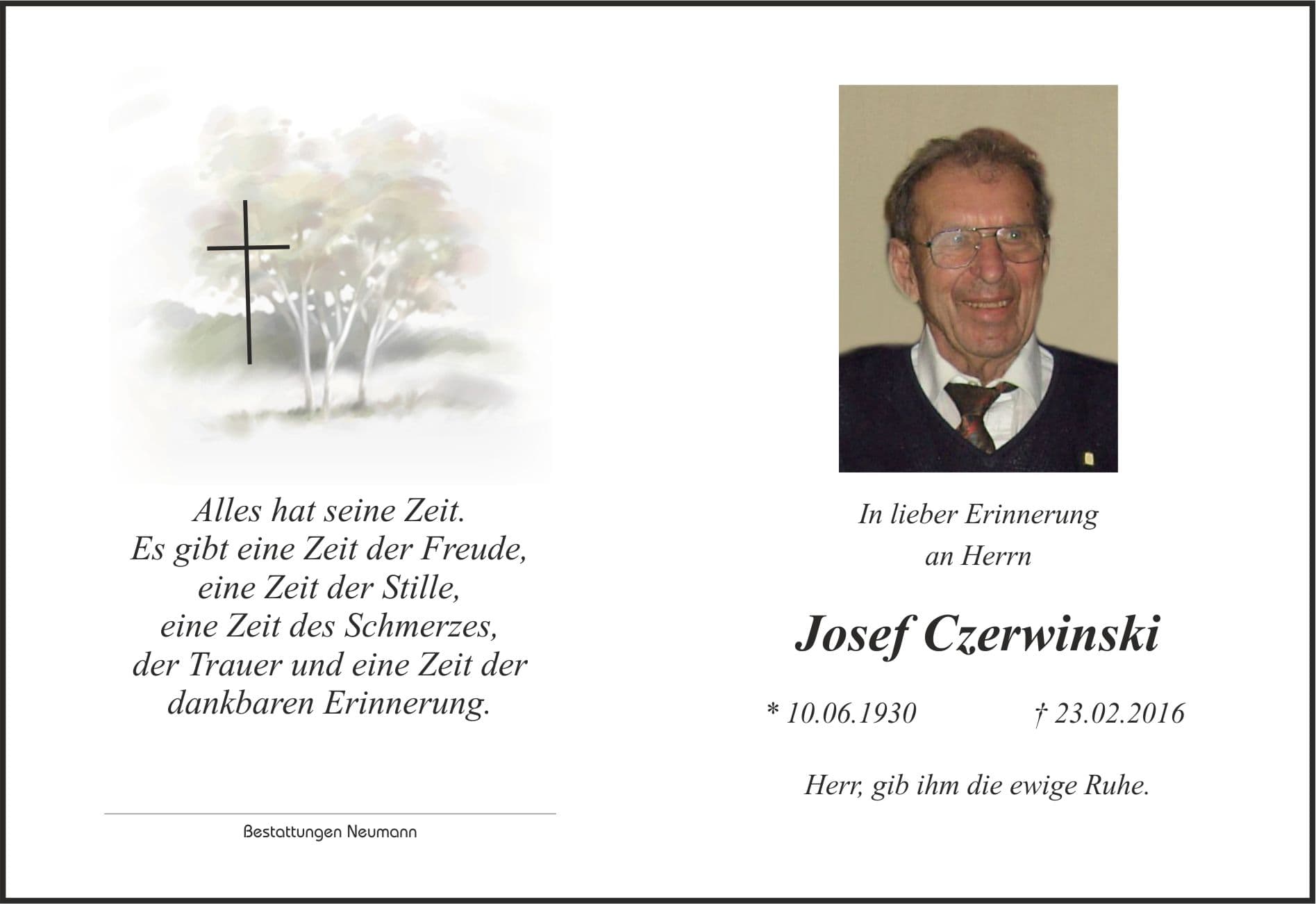 Herr Josef Czerwinski
