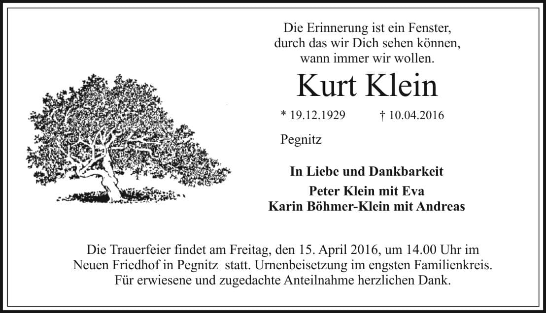 Herr Kurt Klein