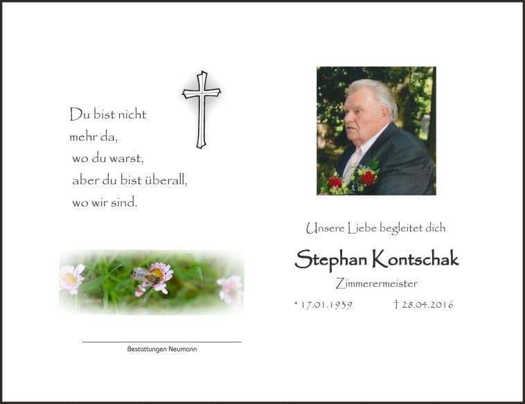 Herr Stephan Kontschak