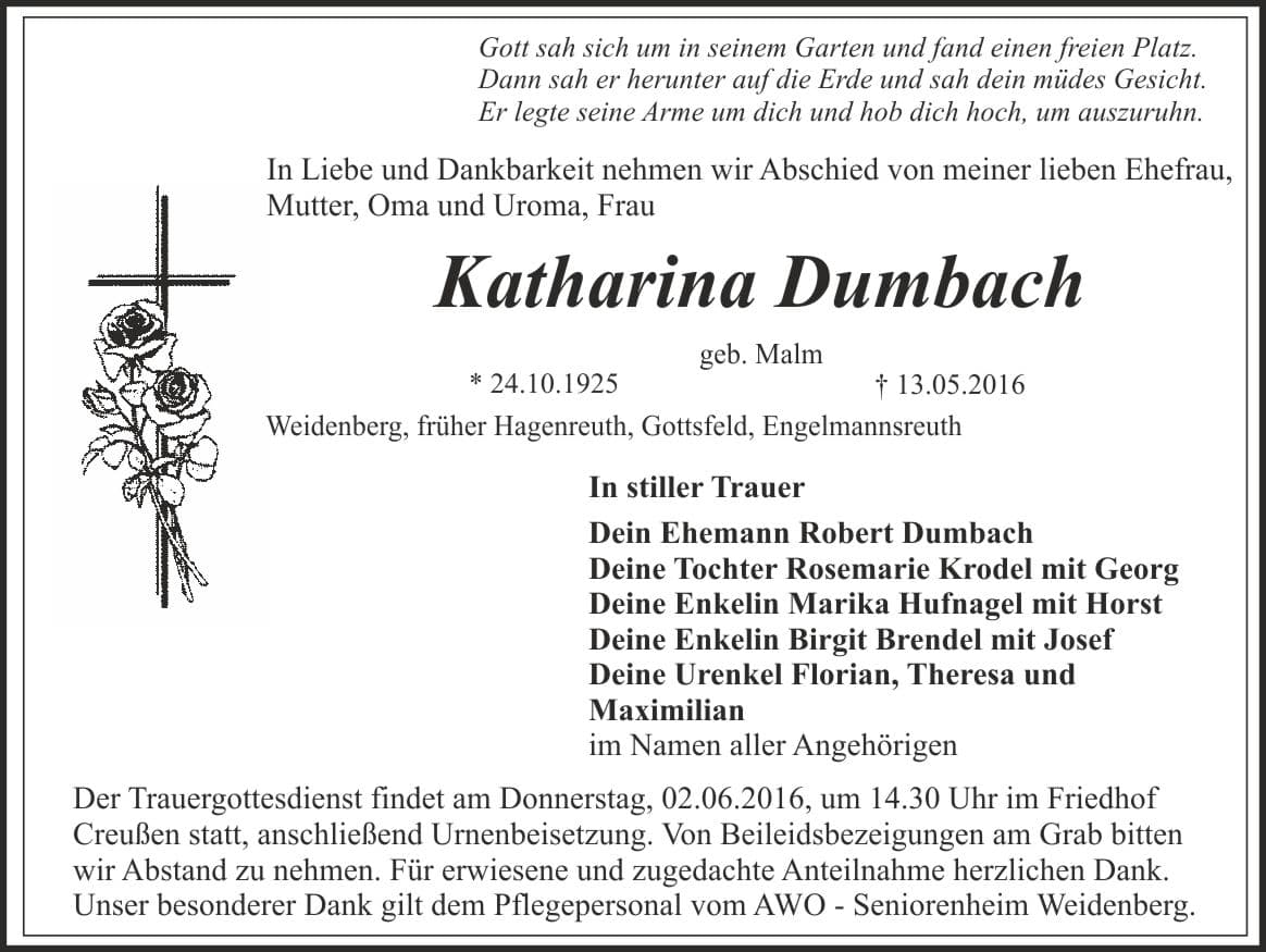 Frau Katharina Dumbach