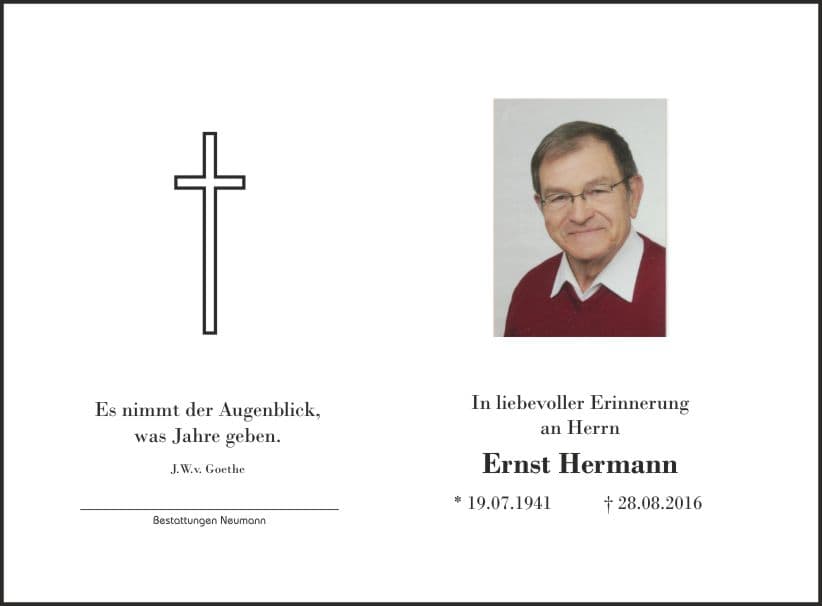 Herr Ernst Hermann