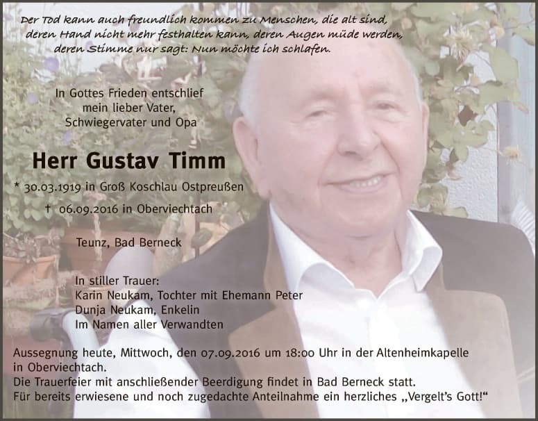 Herr Gustav Timm