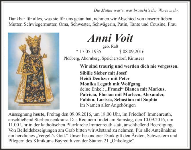 Frau Anni Voit