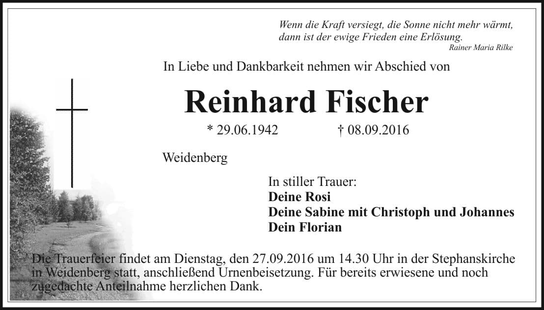 Herr Reinhard Fischer