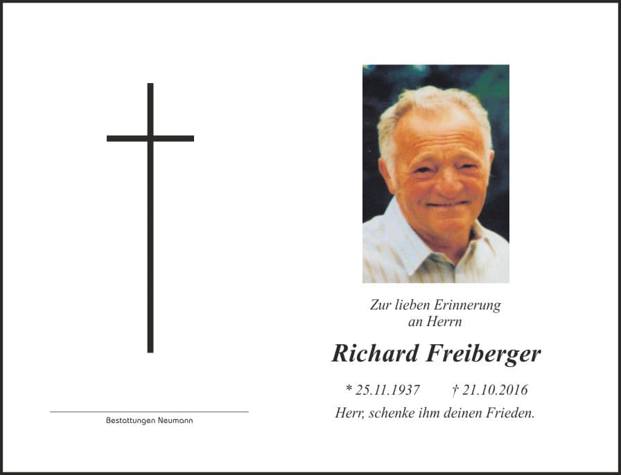 Herr Richard Freiberger