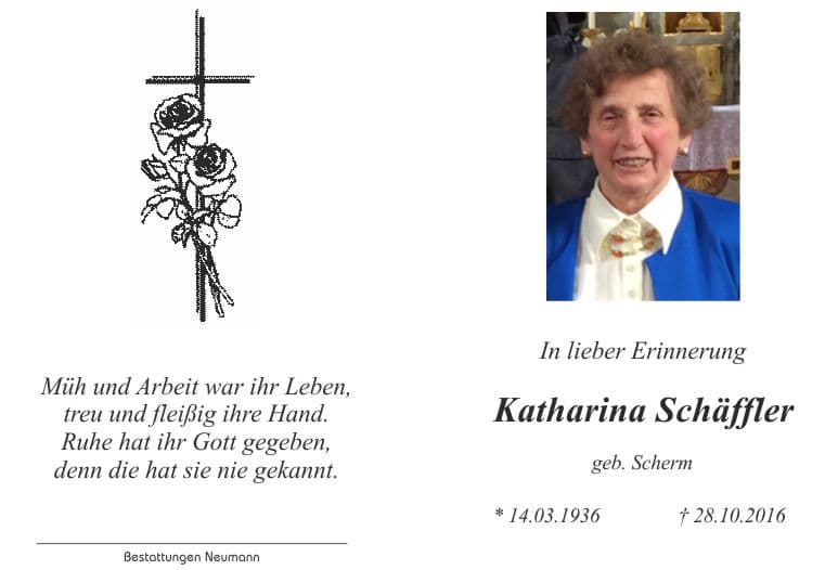 Frau Katharina Schäffler