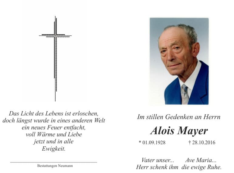Herr Alois Mayer