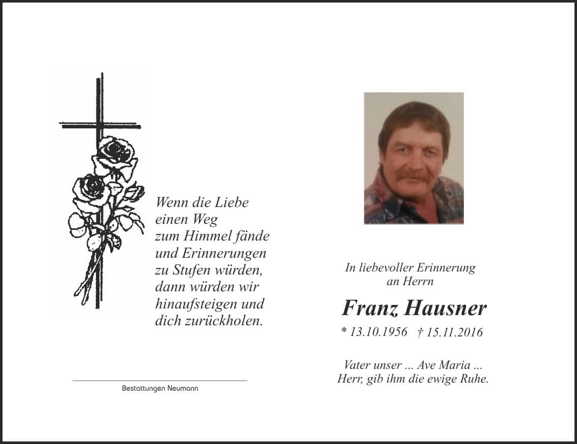 Herr Franz Hausner