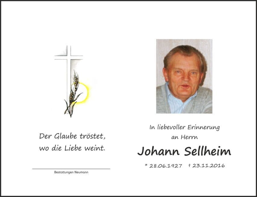 Herr Johann Sellheim