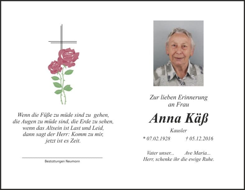 Frau Anna Käß