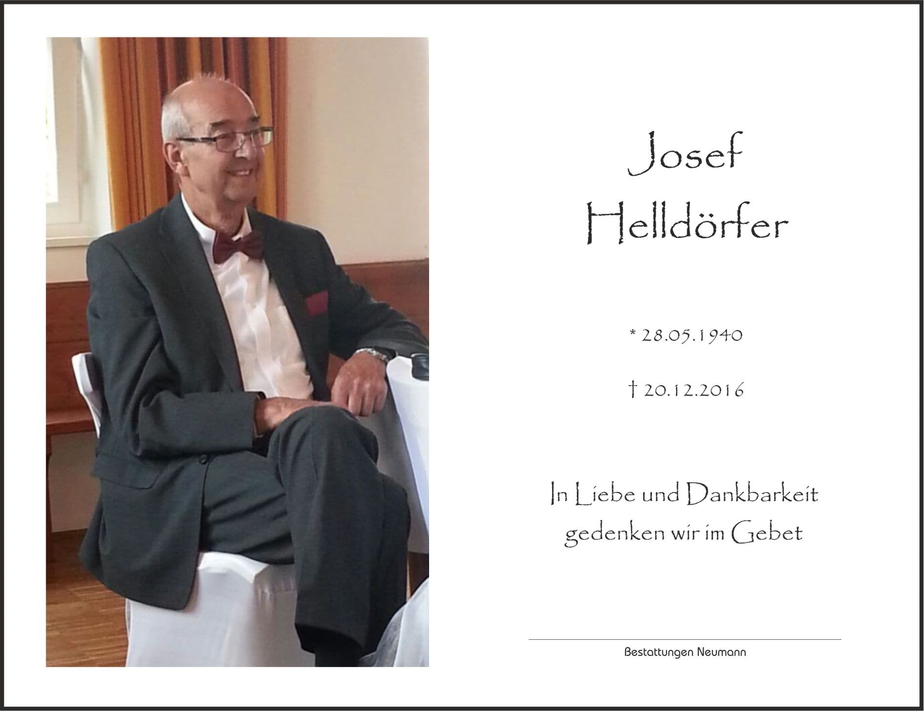 Herr Josef Helldörfer