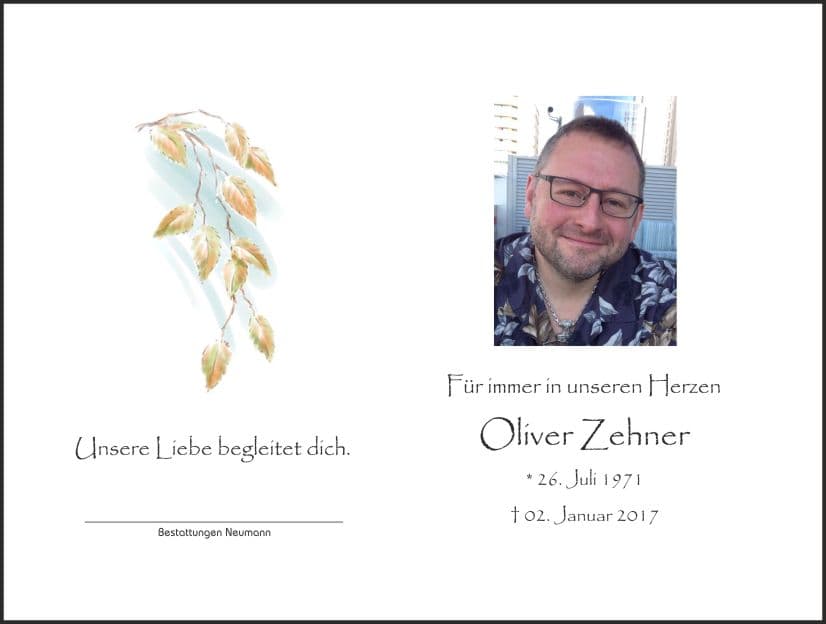 Herr Oliver Zehner