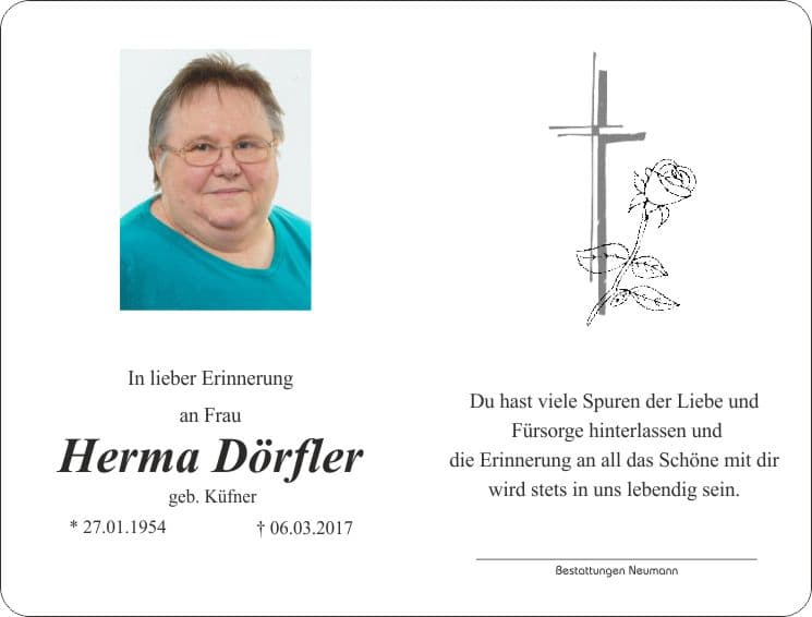 Frau Herma Dörfler