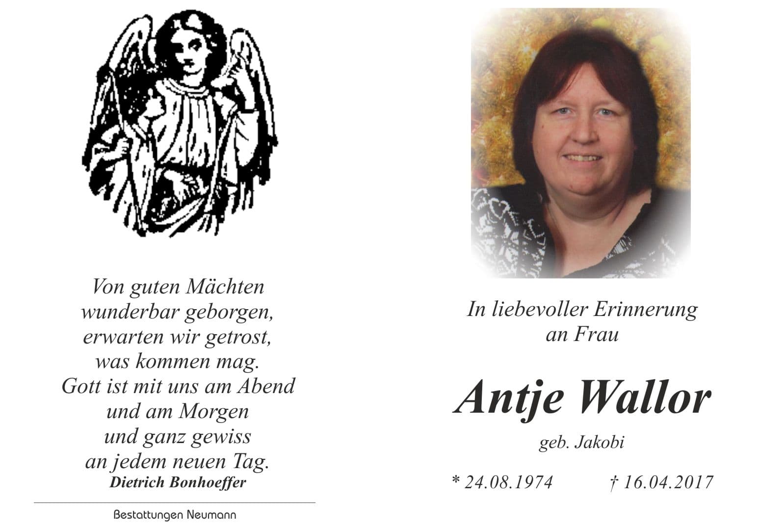 Frau Antje Wallor