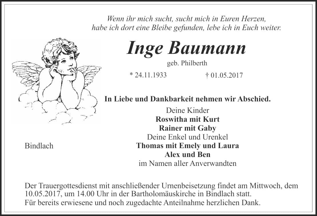 Frau Ingeborg Baumann