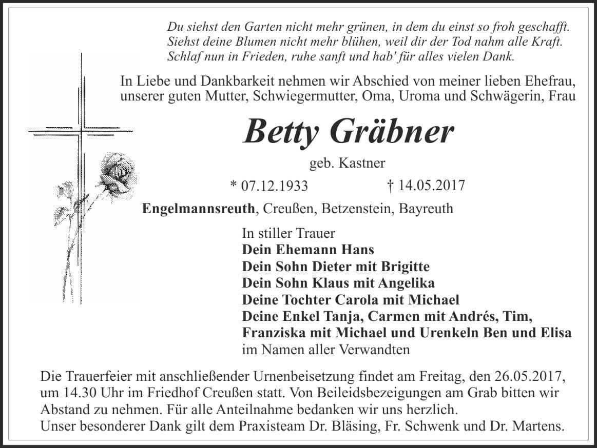 Frau Betty Gräbner