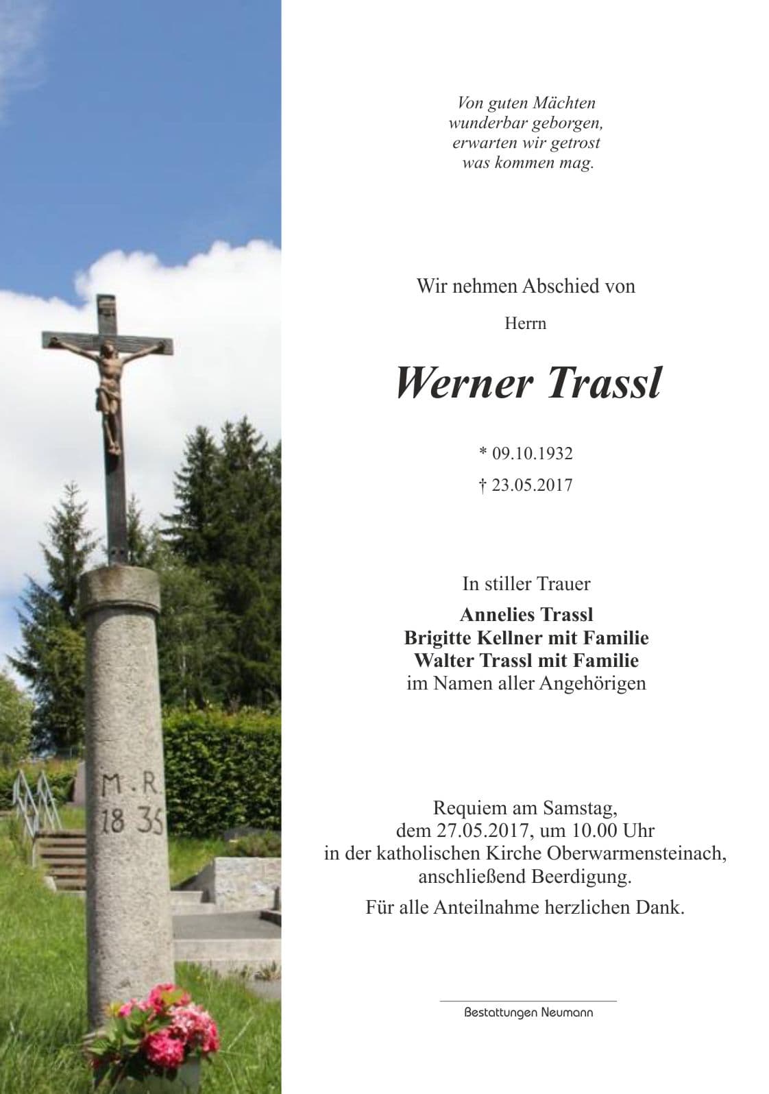 Herr Werner Trassl