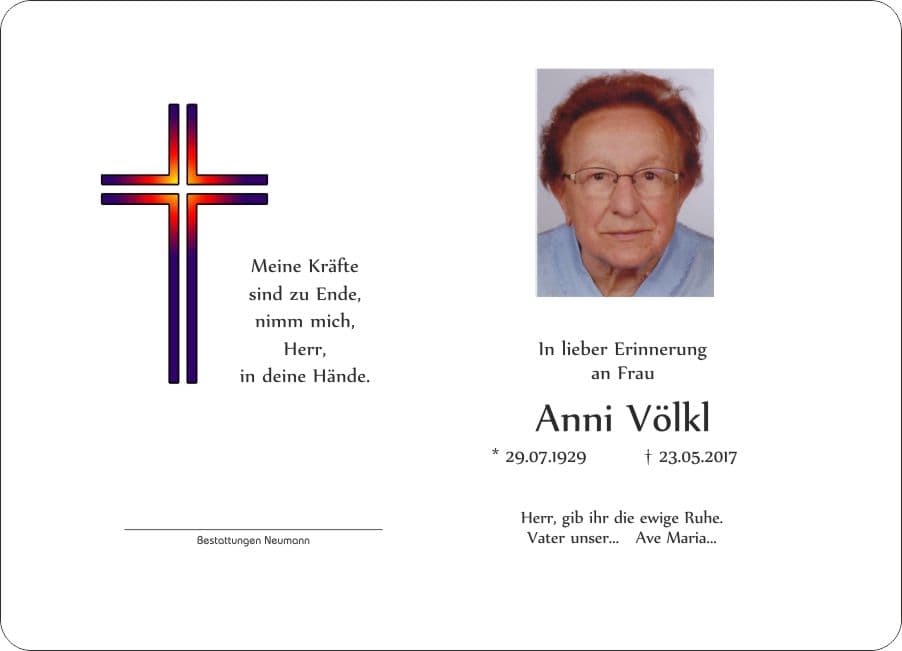 Frau Anni Völkl