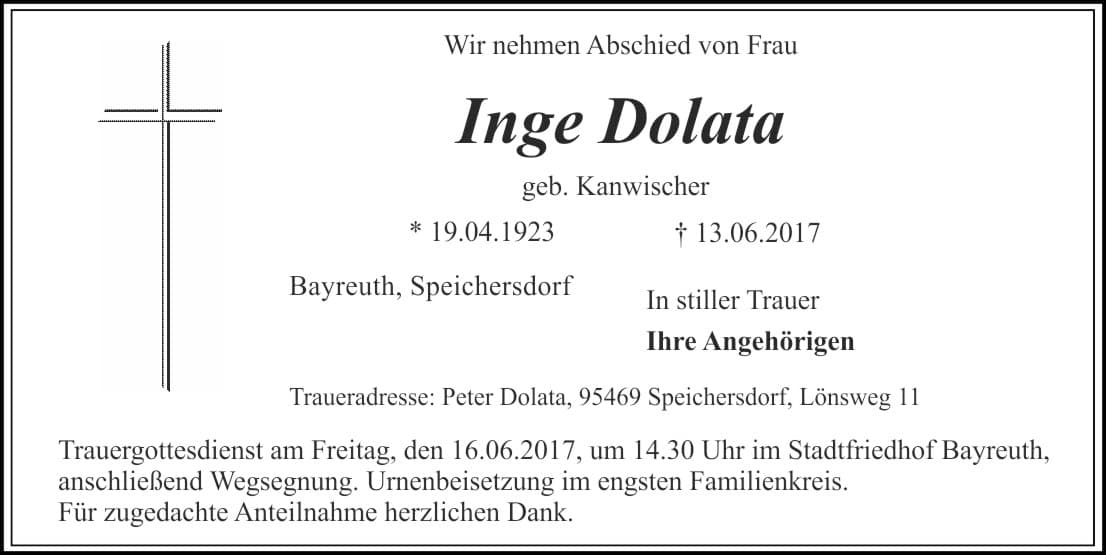 Frau Inge Dolata