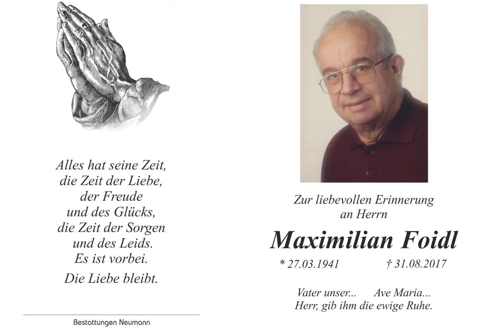 Herr Maximilian Foidl