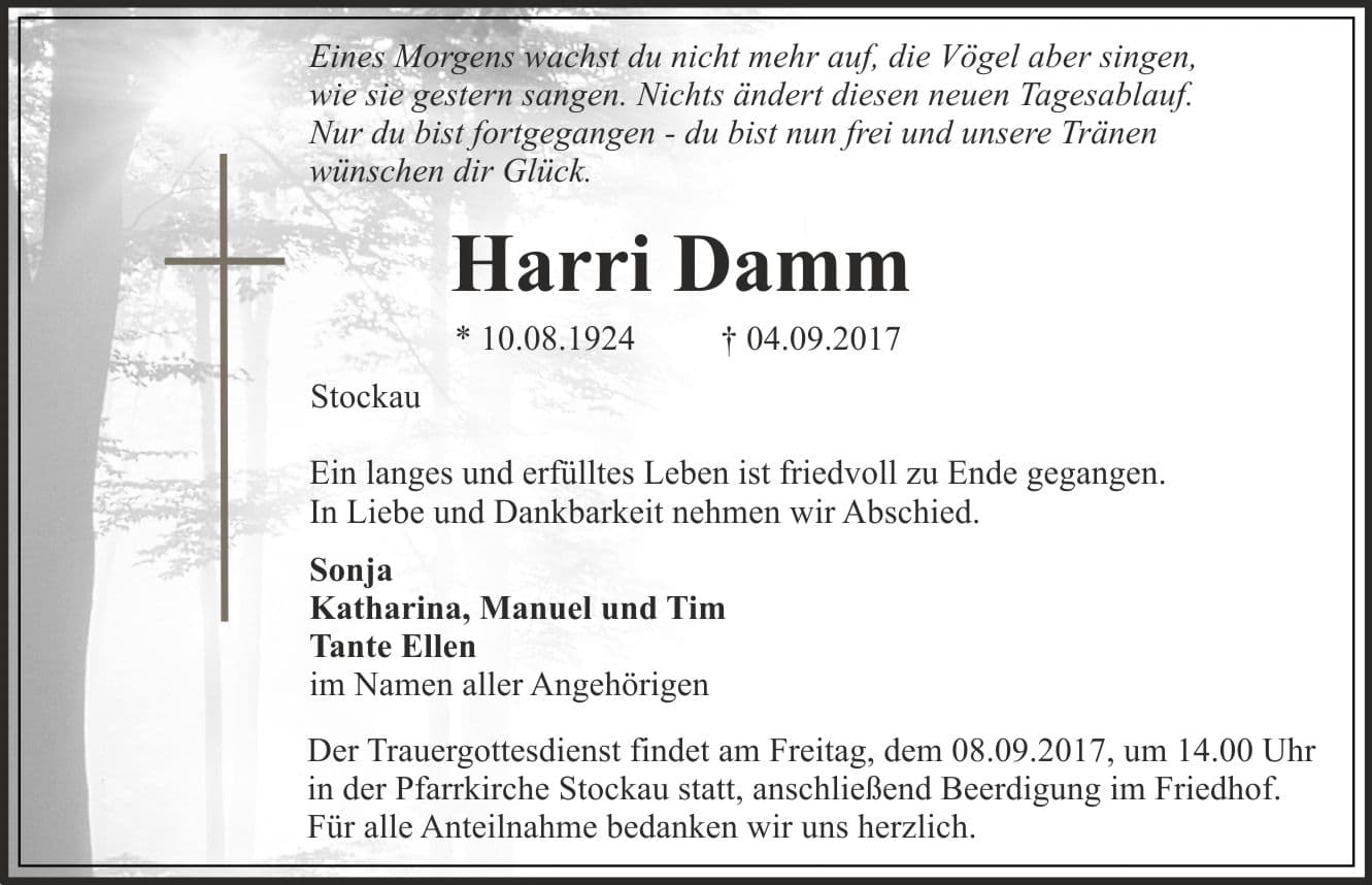 Herr Harri Damm