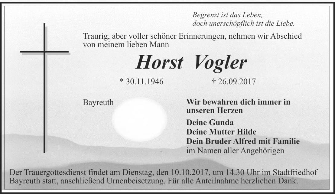 Herr Horst Vogler