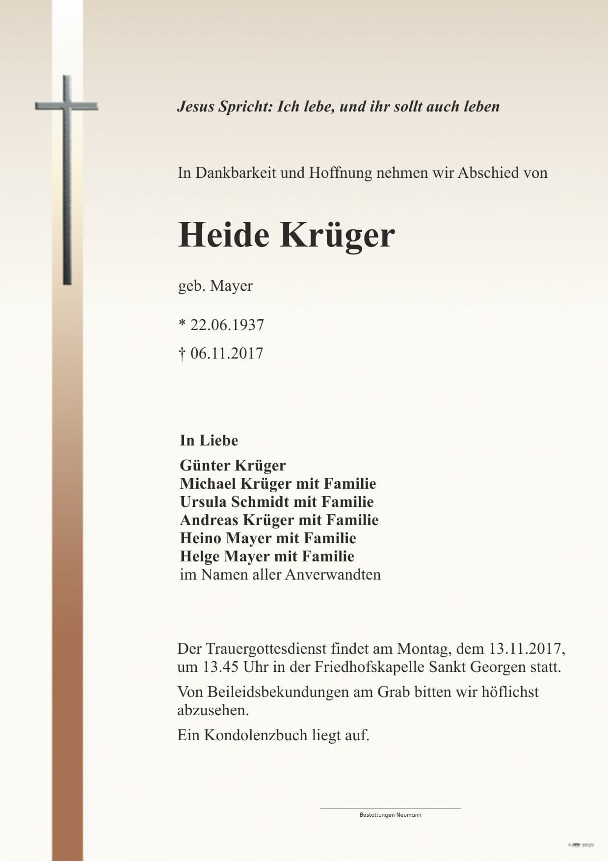 Frau Heide Krüger