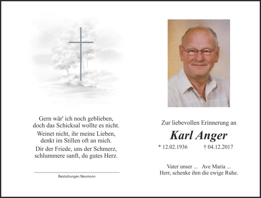 Herr Karl Anger