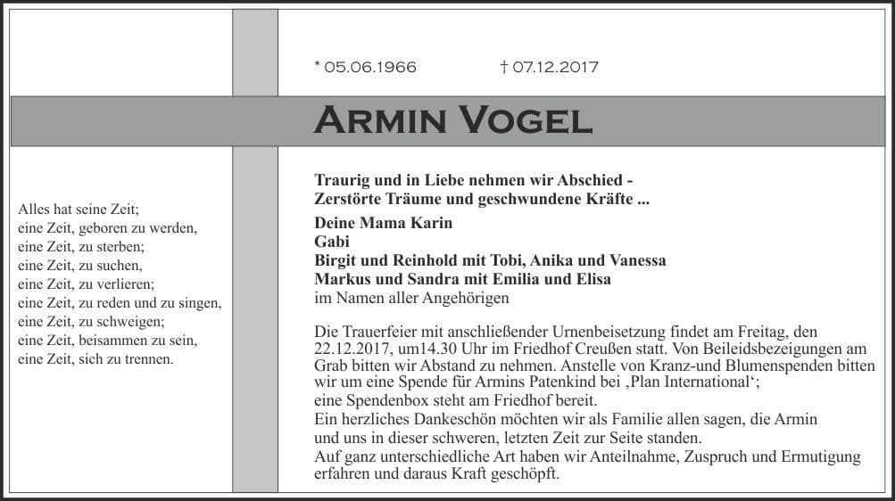 Herr Armin Vogel