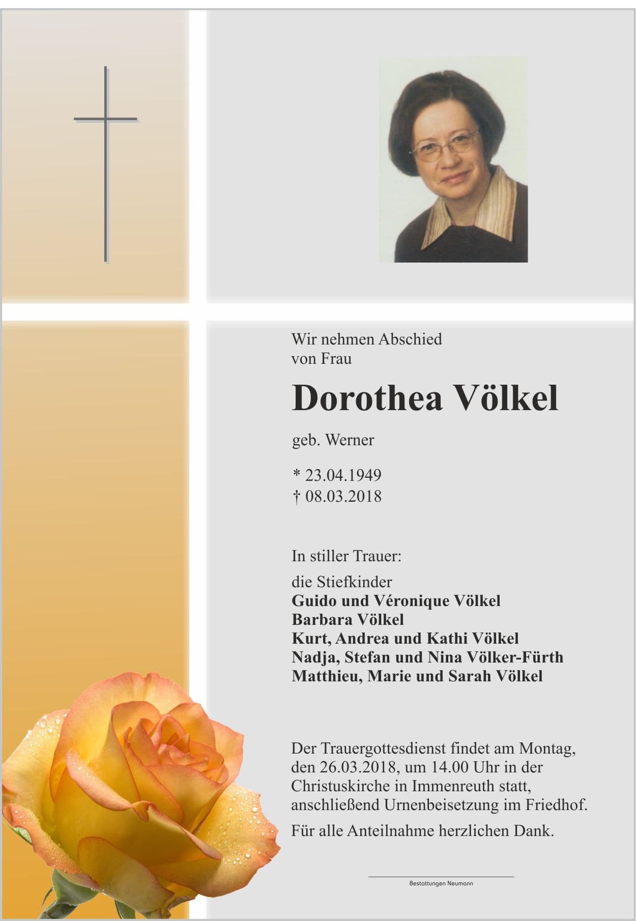 Frau Dorothea Völkel