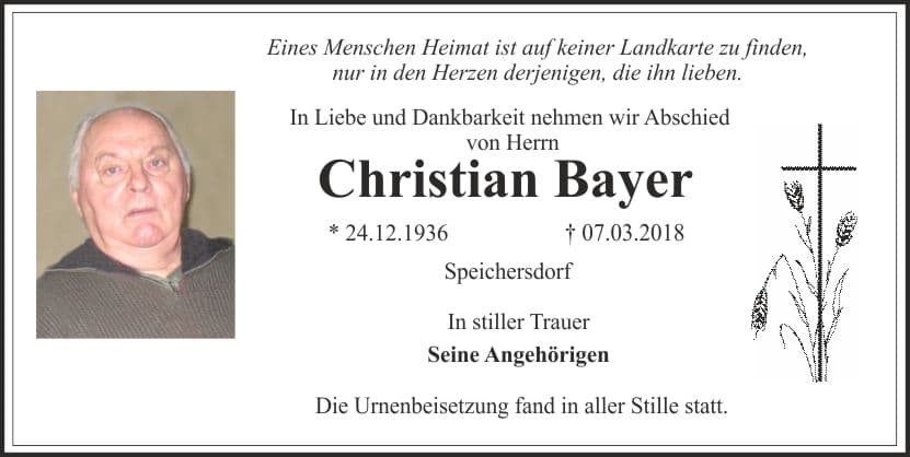 Herr Christian Bayer