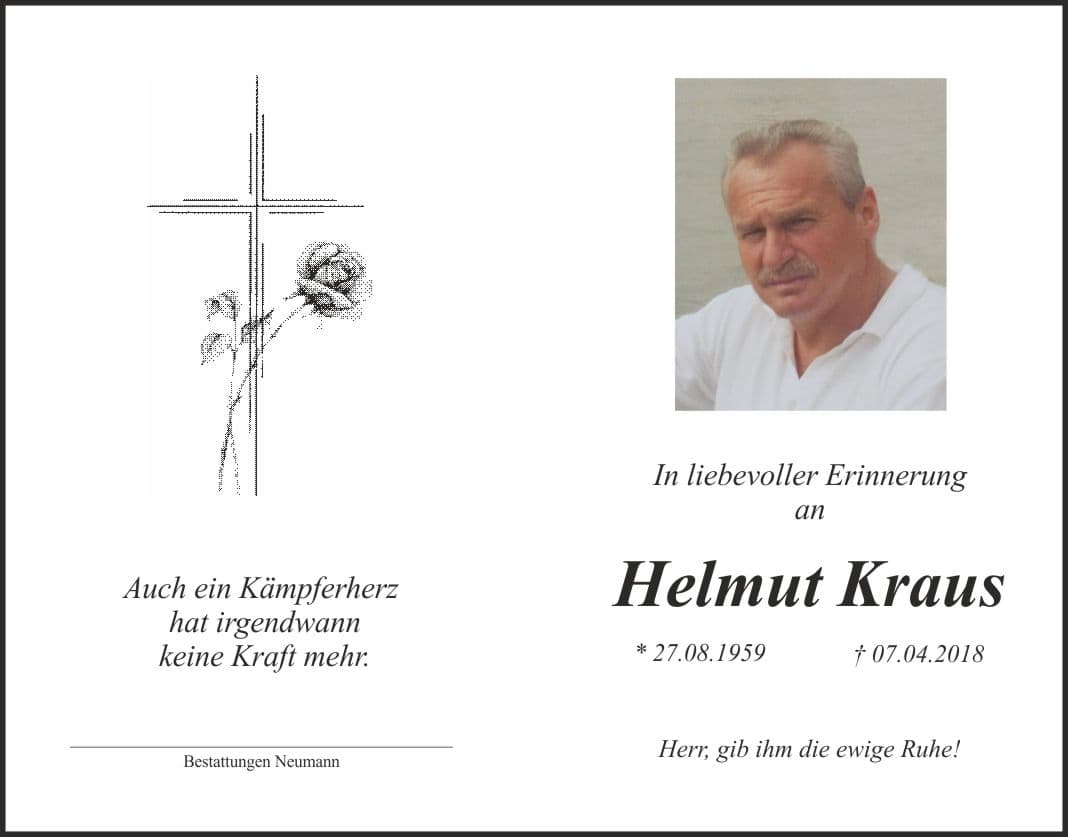 Herr Helmut Kraus