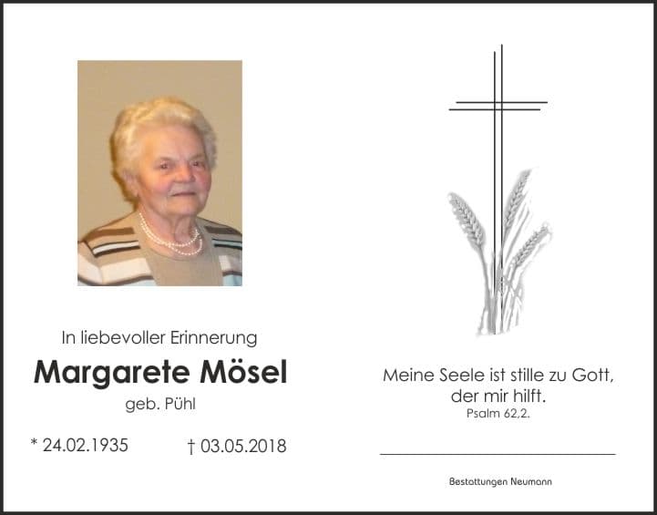 Frau Margarete Mösel