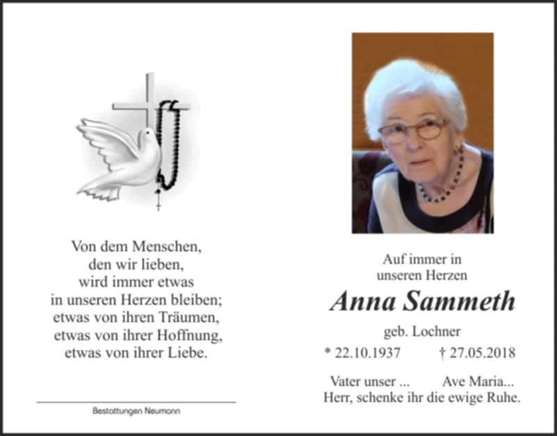Frau Anna Sammeth