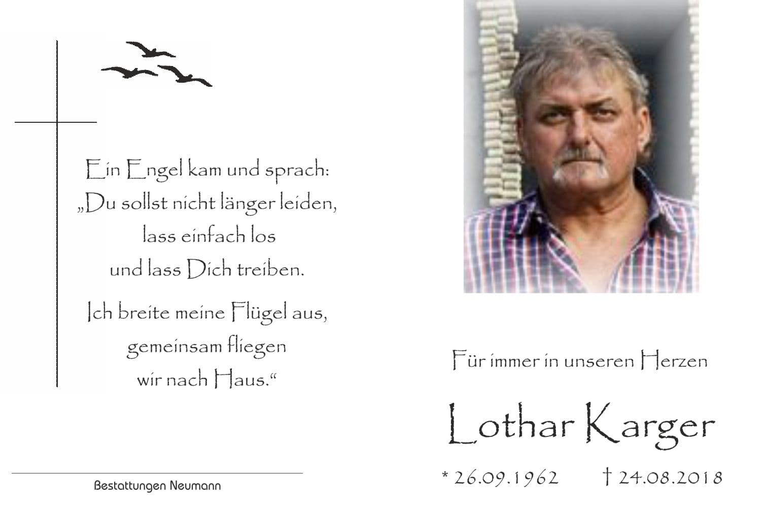 Herr Lothar Karger