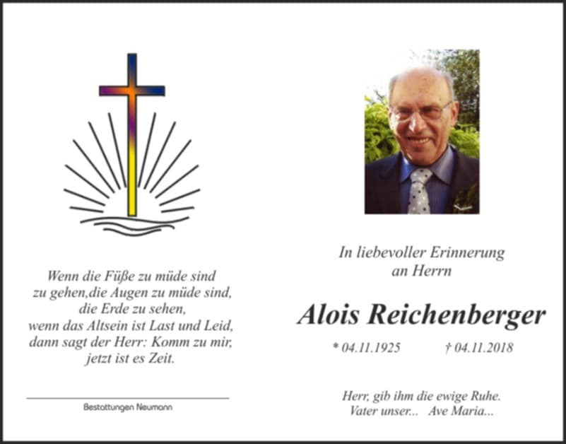 Herr Alois Reichenberger