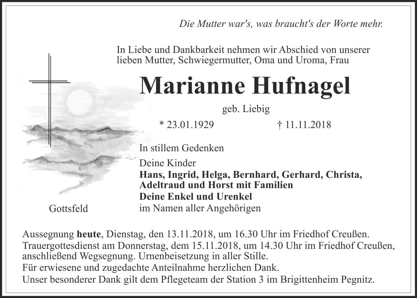 Frau Marianne Hufnagel