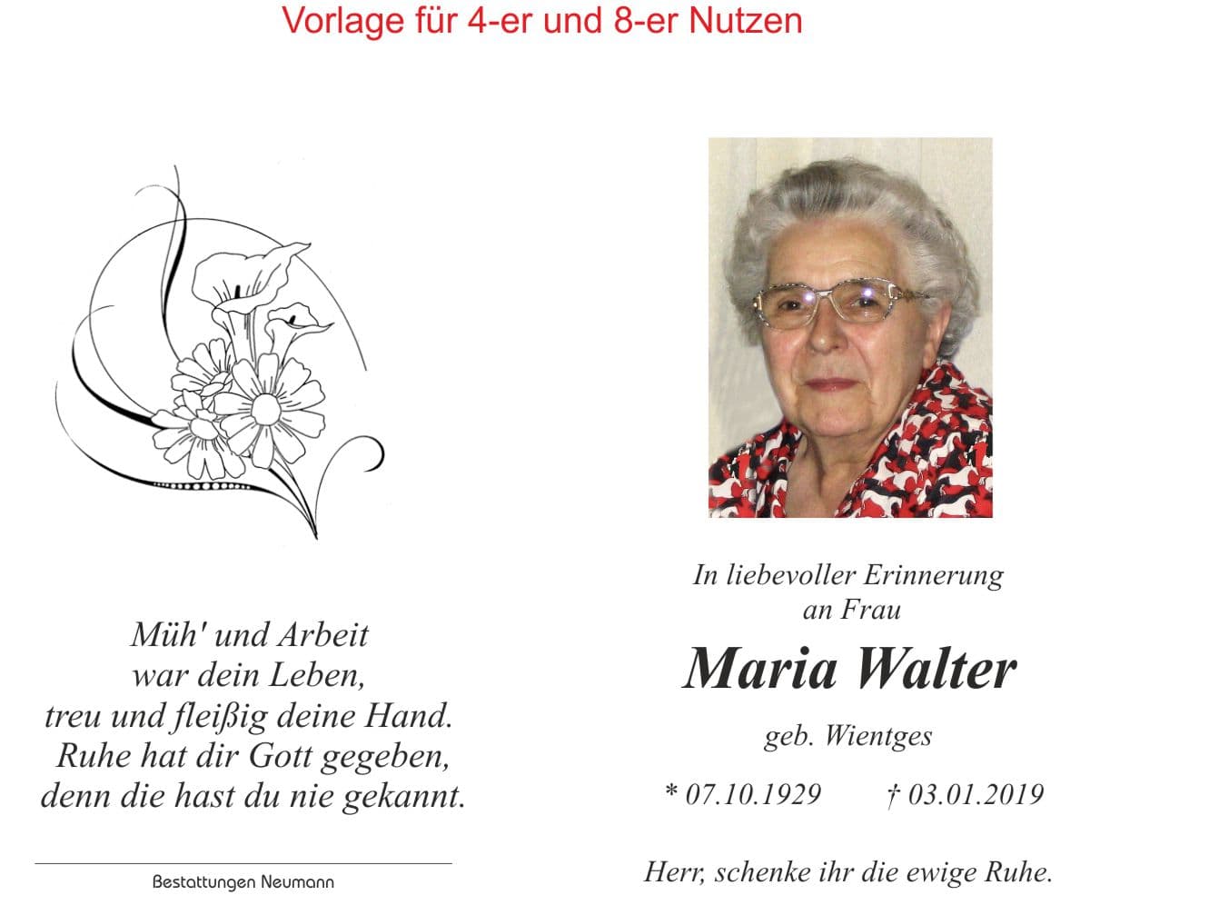 Frau Maria Walter
