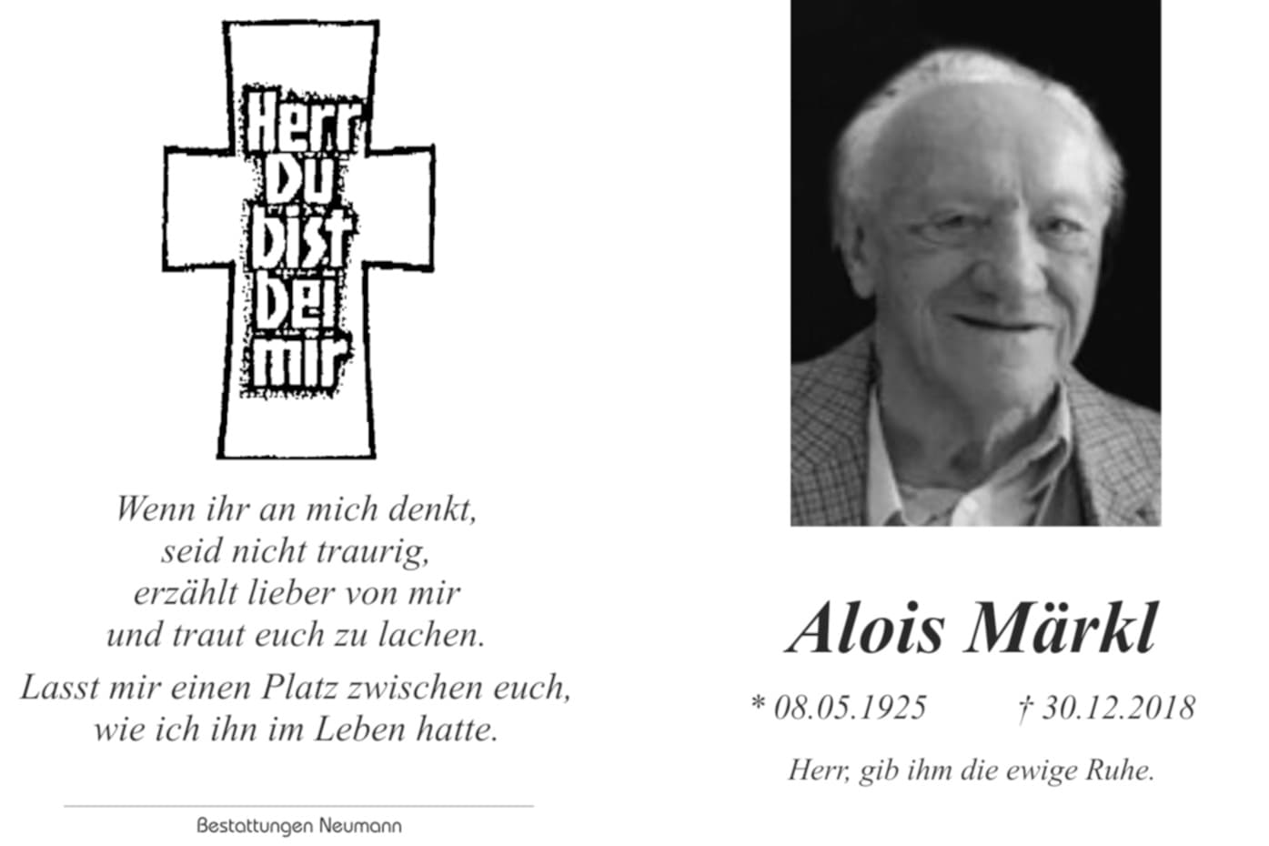 Herr Alois Märkl