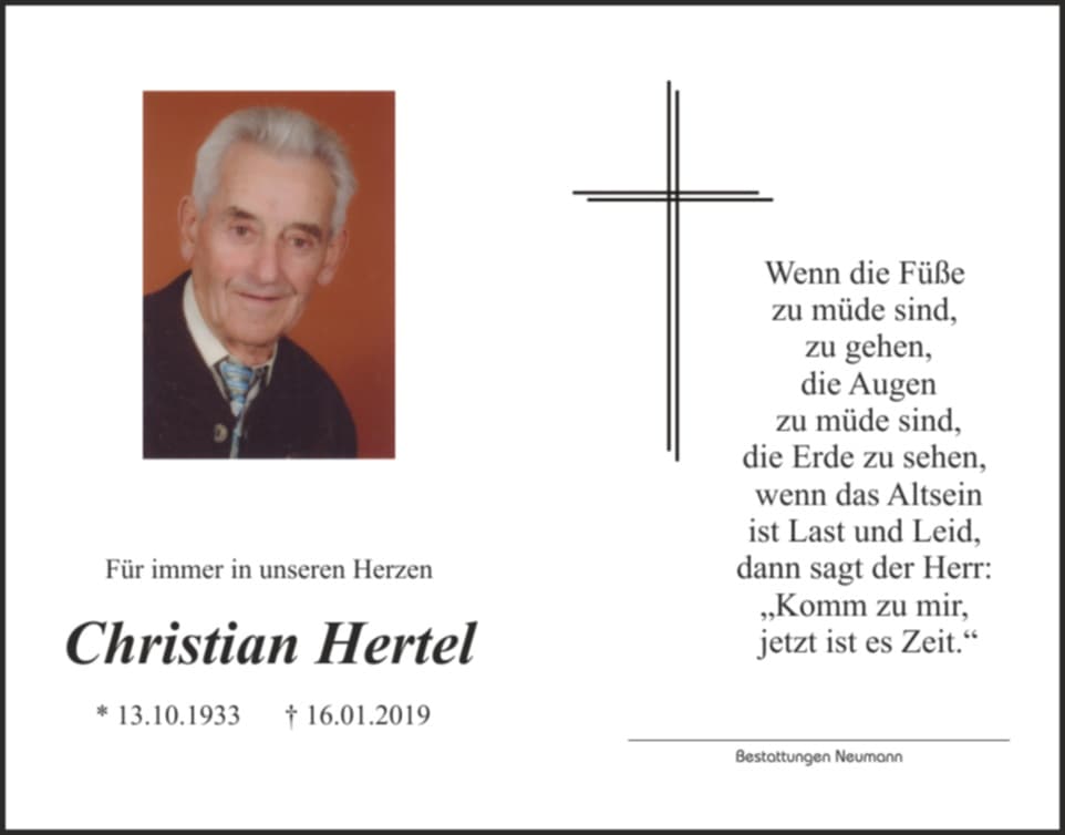 Herr Christian Hertel