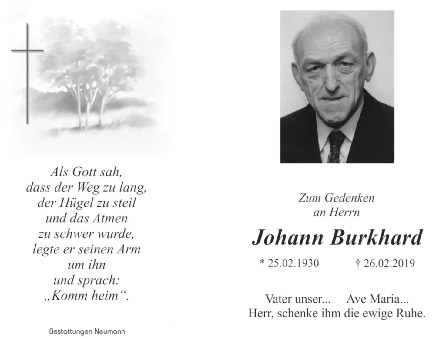 Herr Johann Burkhard