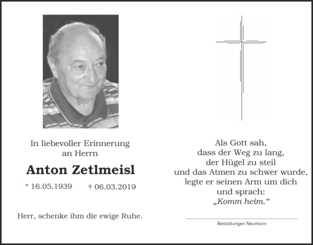 Herr Anton Zetlmeisl