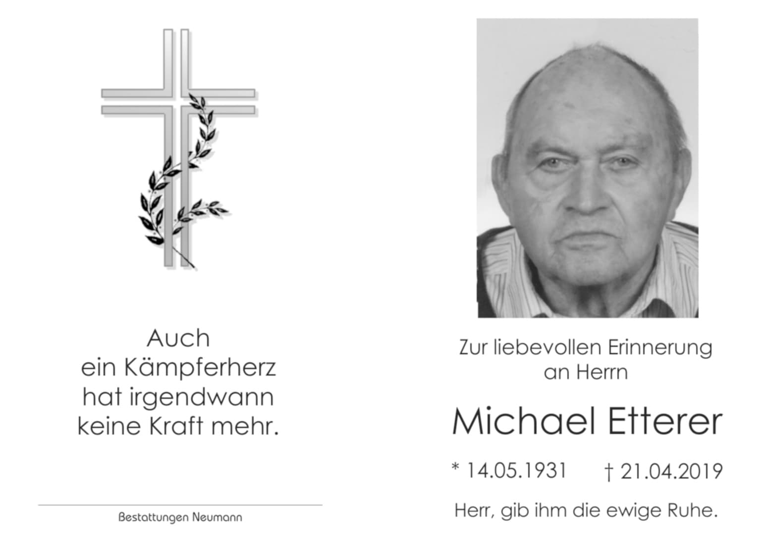 Herr Michael Etterer