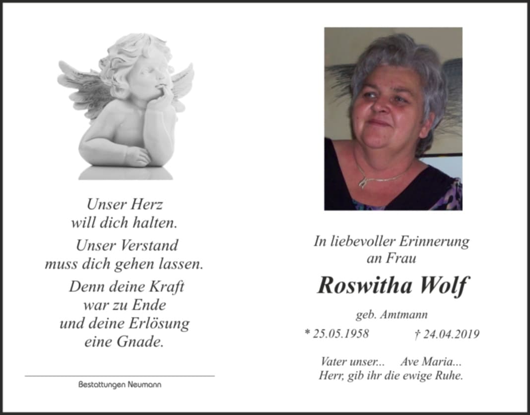 Frau Roswitha Wolf