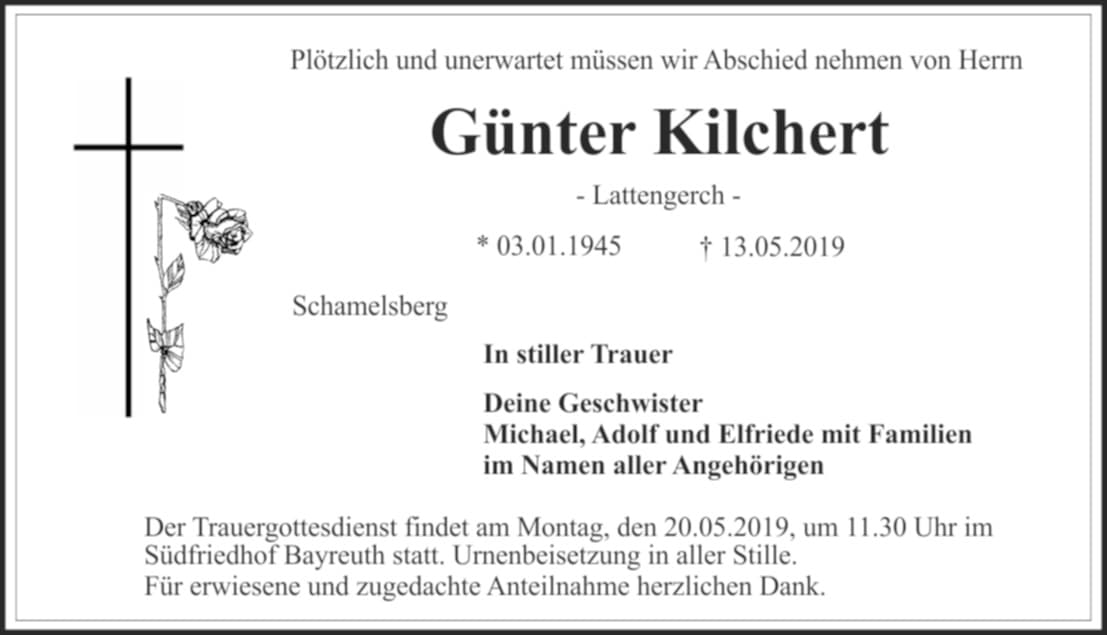 Herr Günter Kilchert