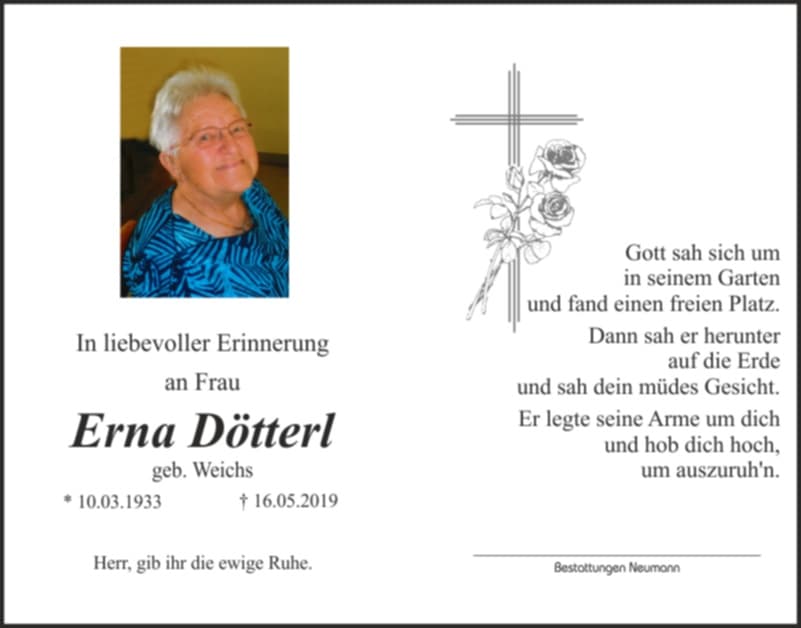 Frau Erna Dötterl