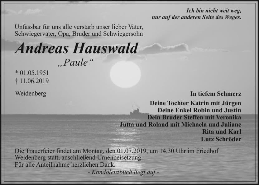 Herr Andreas Hauswald