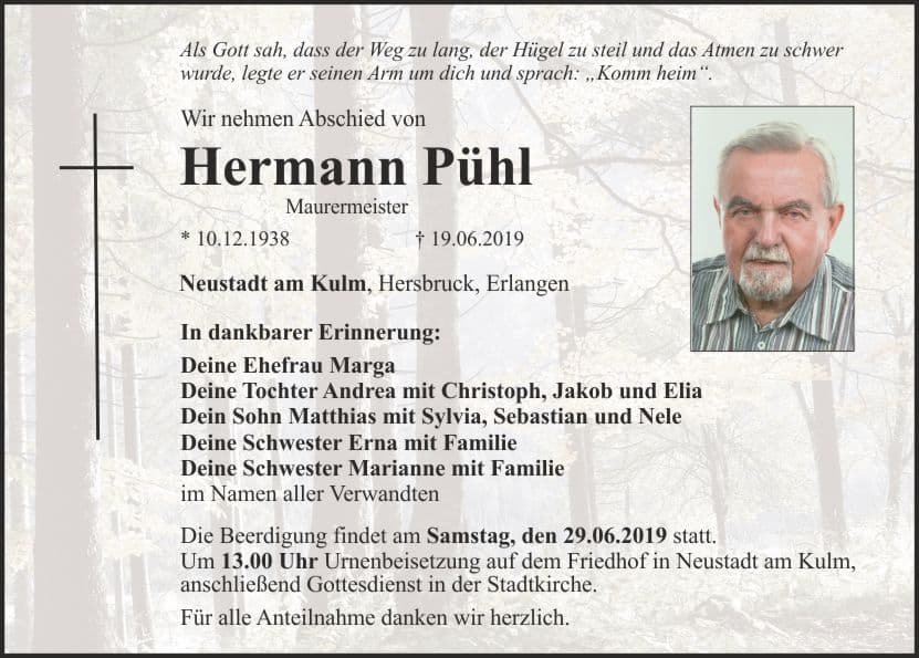 Herr Hermann Pühl