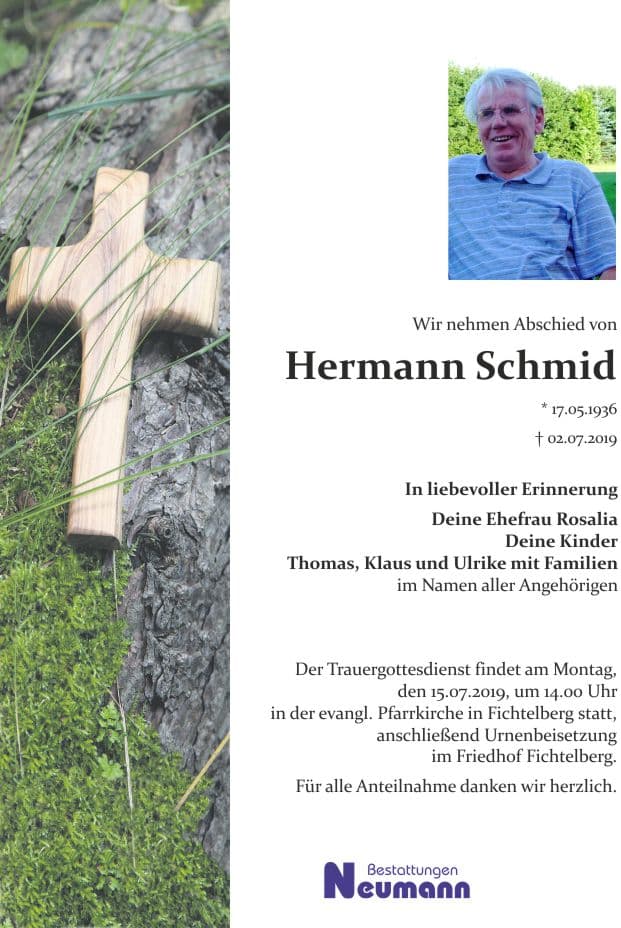 Herr Hermann Schmid