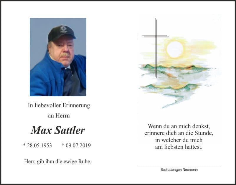 Herr Max Sattler